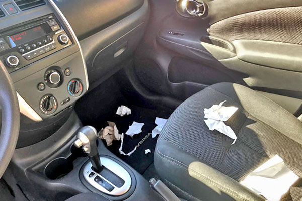 Discarded trash gathering in your car can become an unsightly mess, but it can be managed.